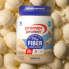 Vanilla Protein Plus° Fiber Powder